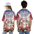 thumbnail image 5 of My Dog Is My Valentine Cute Shih Tzu in Gift Box All Over Print 3D Baseball Shirt Lion Dog Lover Gifts Softball Sport - 3006, 5 of 6