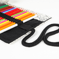 thumbnail image 3 of Estuche enrollable para lápices de colores, soporte para bolígrafos, organizador de rollos de lápices para colorear, estuche de papelería para estudiantes, artistas y viajeros, 3 of 5