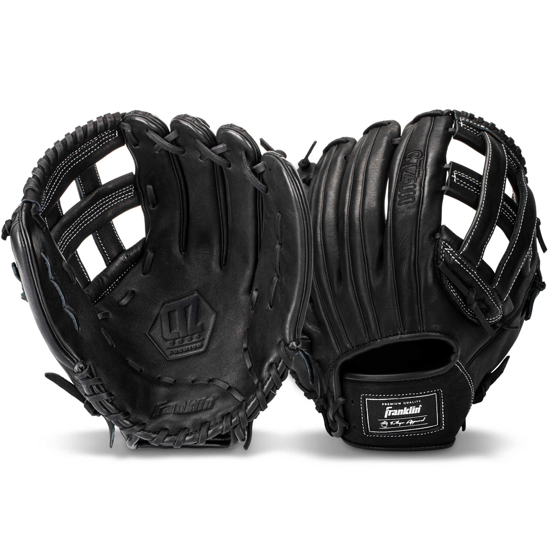 Franklin Sports CTZ5000 Cowhide Leather Baseball Outfield Glove