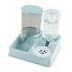 thumbnail image 5 of Dispensador de agua y comida para mascotas, cuenco desmontable para comida y agua para gatos y perros. verde, 5 of 9