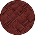 thumbnail image 1 of Ahgly Company Indoor Round Patterned Love Red Area Rugs, 6' Round, 1 of 6