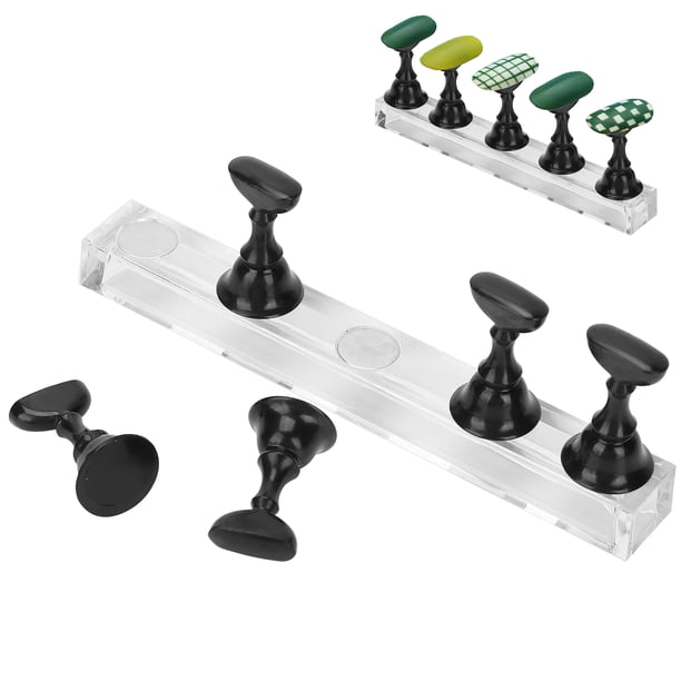 Soporte Para Uñas Para Pintar Uñas, Soporte Para Práctica De Exhibición De Arte De Uñas, Soporte Para Uñas, Soporte Para Uñas Para Prensas, Soporte Magnético Para Puntas De