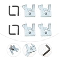 thumbnail image 4 of Miangastore Silver Automatic Latch 4 Sets 1.9x1.5in, 4 of 8