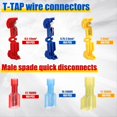 thumbnail image 2 of Kit de 960 Piezas/480 Pares de Conectores de Cable en T, Autopelables, para Tomas de Cable Automotrices., 2 of 7