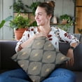thumbnail image 2 of Plutus Brands Blue Cubes Diamond Luxury Throw Pillow-Size:22" x 22", 2 of 9