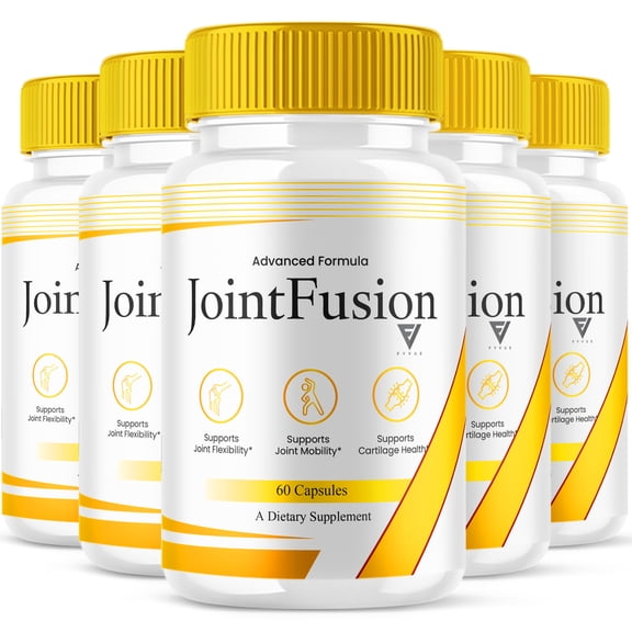(5 Pack) Joint Fusion Capsules, JointFusion Advanced Joint Supplement  (300 Capsules)