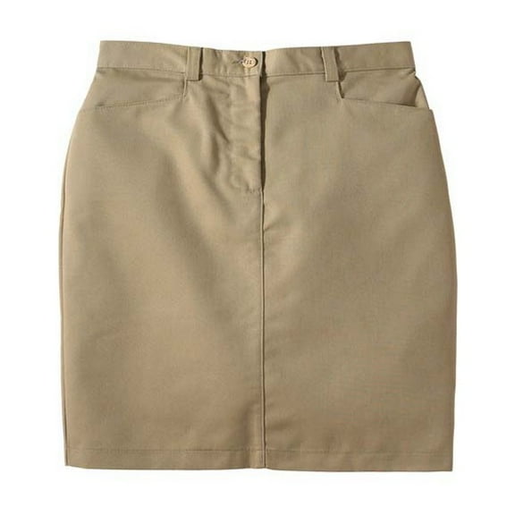 Edwards Garment Women's Flat Front Chino Skirt, Style 9711
