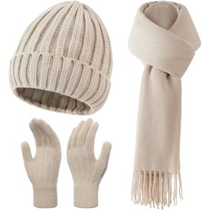 Winter Beanie Hat Scarf Gloves Set Hat Gloves Scarf Set Women