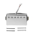 thumbnail image 3 of Yinanstore Alnico II Guitare Humbucker Pickup Pièce de Réparation Haute Performance Professionnel Robuste Accessoires d'Instrument de Musique Remplacement Argent 8K, 3 of 8