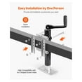 thumbnail image 3 of Trailer Jack 2000lbs Bolt-On Tongue Jack 10" Lift Heavy Duty RV Travel Trailer, 3 of 7
