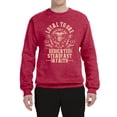 thumbnail image 2 of Wild Bobby, Loyal To One Dedicated Steadfast In Faith | Religious Bible Verse John 14:6 Inspirational/Christian Unisex Crewneck Graphic Sweatshirt, Vintage Heather Red, Large, 2 of 6