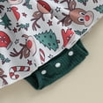 thumbnail image 7 of Okbabeha Newborn Baby Girl Christmas Outfit Clothes 0 3 6 9 12 18 24Month Ribbed Romper Dress Onesie Bodysuit Xmas Dress Winter, 7 of 7