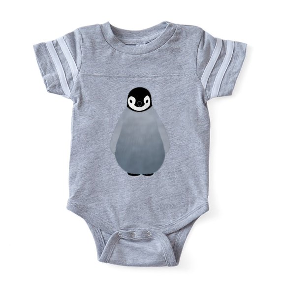 CafePress - Baby Emperor Penguin - Cute Infant Baby Football Bodysuit