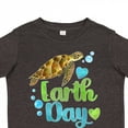 thumbnail image 4 of Inktastic Earth Day Sea Turtle and Hearts Boys or Girls Toddler T-Shirt, 4 of 5