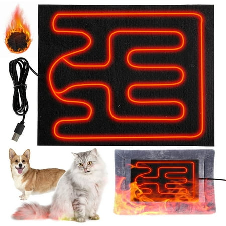 WANYNG USB Heating Pad Leather Climbing Pet Heating Pad Scratching Peptile Insulation Pad