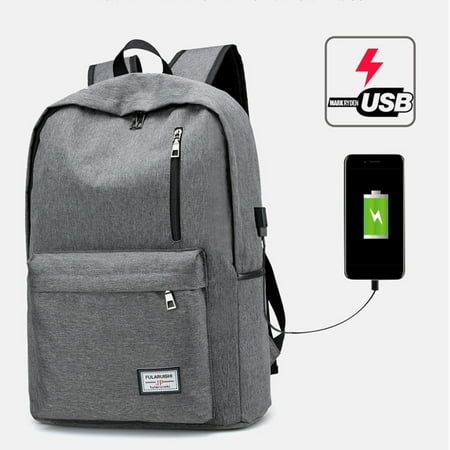 Fashion Travel Security Bag Laptop Anti-theft School Backpack Crossbody Bags with USB (Best Computer For Fashion Design)