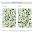 thumbnail image 4 of Yayeee Garden Flag 28"x40" Double Sided Outdoor Yard Lawn Holiday Decorations, Green Triangles Pattern, 4 of 6