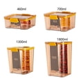 thumbnail image 3 of Food Container Transparent Large-capacity Damp-proof Good Sealing Food Fruit Fresh-keeping Box with Lid Kitchen Gadget, 3 of 12