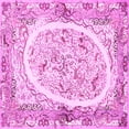 thumbnail image 1 of Ahgly Company Indoor Square Persian Pink Traditional Area Rugs, 4' Square, 1 of 4