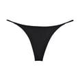 thumbnail image 5 of Versión de ropa interior de cintura baja con tanga fina de doble capa, ropa interior de algodón de bikini doble para mujer, 5 of 5