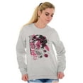 thumbnail image 3 of Betty Boop Pretty Punk Paint Splatter Women Plus Size Sweatshirt Brisco Brands 2X, 3 of 4