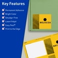 thumbnail image 3 of Avery Printable Rectangle Labels, Bright Yellow, 4.75" x 3.75", 40ct, 3 of 11
