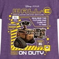 thumbnail image 3 of Disney Wall-E - Building The Future One Cube At A Time - Toddler & Youth Girls Short Sleeve Graphic T-Shirt, 3 of 5