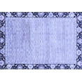 thumbnail image 1 of Ahgly Company Machine Washable Indoor Rectangle Abstract Blue Modern Area Rugs, 8' x 10', 1 of 4