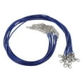 thumbnail image 4 of 100pcs Waxed Necklace Cord Adjustable Length DIY Production Rope Necklace for Jewelry Making Dark Blue, 4 of 12
