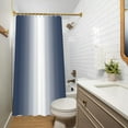 thumbnail image 2 of Dashan Blue Gradient Shower Curtain Modern Polyester Waterproof Curtain for Bathroom Art Decor, 72"W x 72"L, 2 of 5