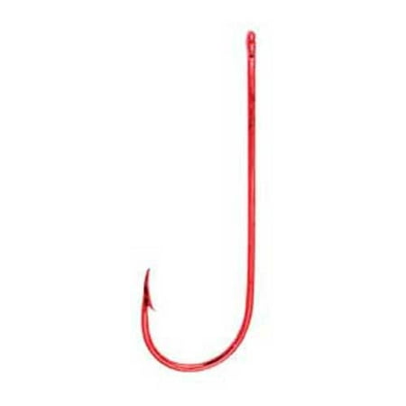 Eagle Claw Crappie Hook Red 10ct Size 4 L214RGH-4 (Best Hooks For Crappie Fishing)