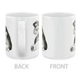 thumbnail image 3 of WIRESTER 11 Oz Ceramic Tea Cup Coffee Mug, Schnauzer Dog Butt Looking Back, 3 of 7