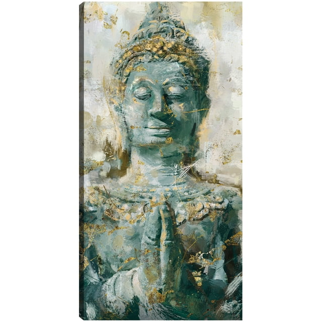 Cuadro Decorativo - Buda Jr Impresión en canvas, estrechado