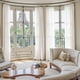 thumbnail image 3 of Cortinas de Lino Jinchan 127x244 cm Blanco Roto, Juego de 4 Paneles, 3 of 9