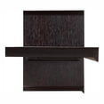 thumbnail image 4 of Furniture of America Cottage Wood Floating Wine Bar with 2 Metal Stemware Racks, Cappuccino, 4 of 7