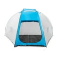 thumbnail image 4 of Tahoe Gear Cruz Bay Summer Sun Shelter and Beach Shade Tent Canopy, Blue & White, 4 of 6