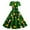 Light Green, variant on Women Christmas Outfit 1950s Christmas Themed Evening Party Prom Dress for Women with Festive Print and Short Sleeve Design Black M