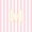 Pink M, variant on meiyoeat Pink White Stripe Gold E Initial Twin Duvet Cover, Classic Monogram Initial Twin Bedding for Boys Girls, Pink Reversible, 2-Piece, 1 Duvet Cover and 1 Pillowcase