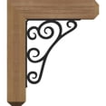 thumbnail image 3 of 3 1/2"W x 20"D x 23"H Tristan Craftsman Ironcrest Smooth Bracket, Western Red Cedar (2"W x 12"D x 15"H Iron Bracket), 3 of 5