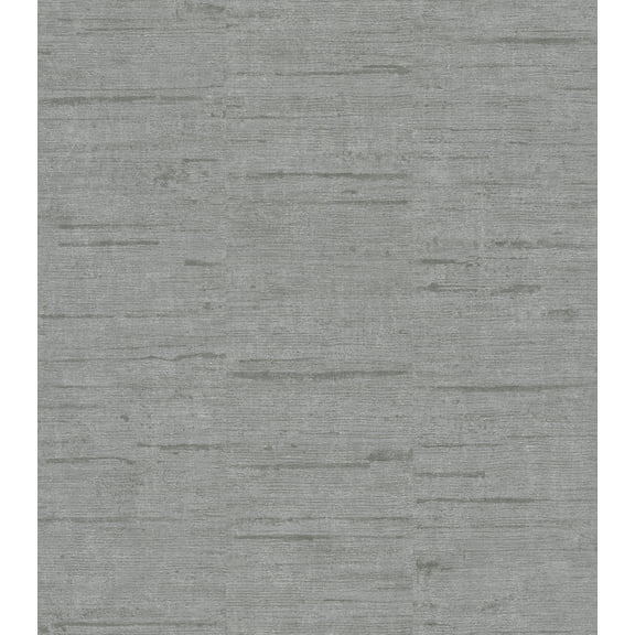 Advantage Maclure Silver Striated Texture Unpasted Vinyl On Non Woven Wallpaper, 21-in by 33-ft, 57.8 sq. ft.