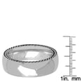 thumbnail image 3 of Men's Stainless Steel Chain Link Inlay Ring, 3 of 3