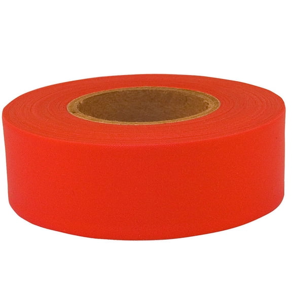 C.H. Hanson 17010 Sub Zero Flagging Tape, Red, Plastic, 150