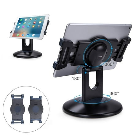 AboveTEK Retail Kiosk iPad Stand, 360° Rotating Commercial Tablet Stand, 6-13.5