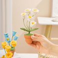 thumbnail image 4 of Simulated Green Plant Lily Of The Valley Flower Desktop Ornaments Finished, 4 of 6