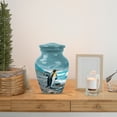 thumbnail image 6 of MUKTIVE Penguin Miniature Urns for Human Ashes Adult Female, Ocean Keepsake Memorial Urn for Adult Male, Burial Urns for Mother Ashes, Mountain Mini Urn for Loved Ones, 3 Inch, 6 of 7