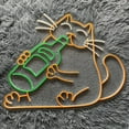 thumbnail image 5 of Handmadetneonsign Cat Beer Neon Sign, Drinking Cat Led Neon Sign Wall Art Decor, Party Business Bedroom Wall Decor, 5 of 5