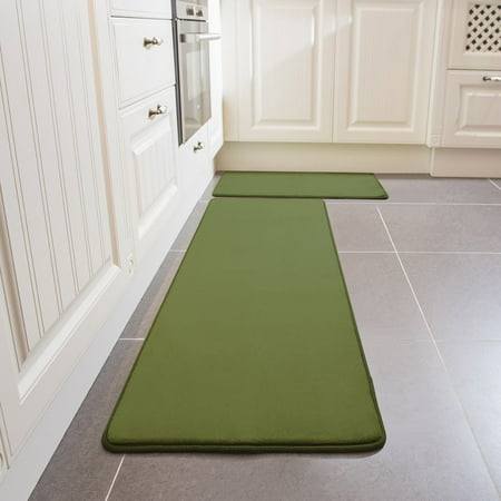 Kitchen Rug Set Leevan Memory Foam Comfort Mat Super Soft Kitchen Rug Set Leevan Memory Foam Comfort Mat Super Soft Microfiber Flannel Area