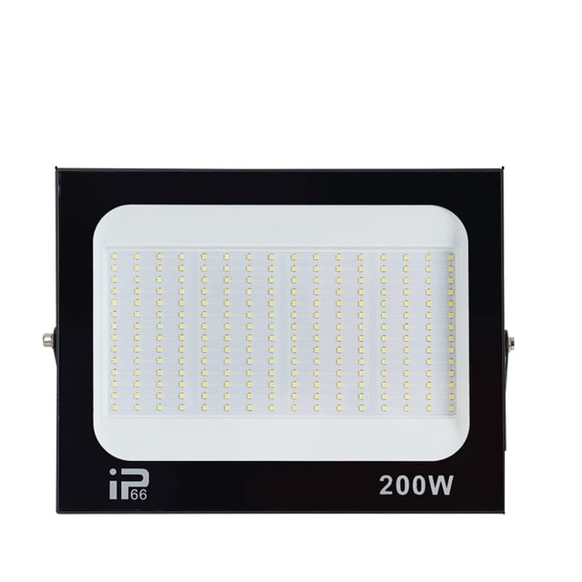 LED Flood Light Spotlight 100W 200W IP66 Waterproof LED Black Shell Garden Street Gate Wall Floodlights ,Wide Application