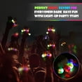 thumbnail image 5 of 12 Pcs Party Stars Flashing LED Bumpy Jelly Ring Light-Up Toys, 5 of 7