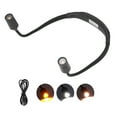 thumbnail image 2 of Reading Neck Book Light Type C Charging LED Neck Reading Light with 4 LED Beads and 3 Light Sources for Night Running Camping, 2 of 7